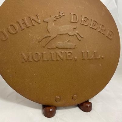 -38- ADVERTISEMENT | John Deere Metal Emblem