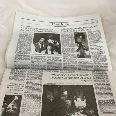 -49- COLLECTIBLE | Michael Jackson Tribute New York Times