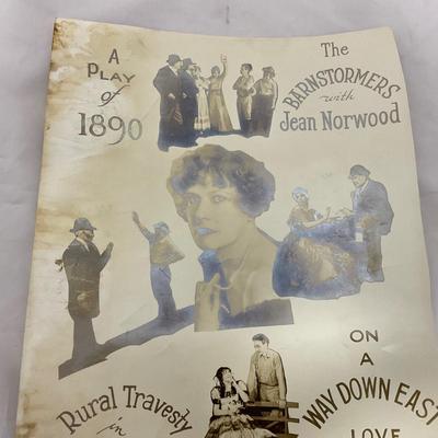 -52- COLLECTIBLE | Original 1890â€™s The Brainstormers Actors Play Poster