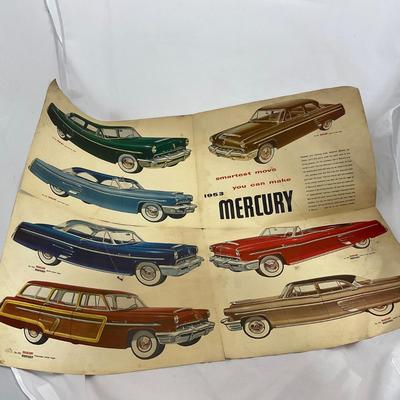 -54- COLLECTIBLE | 1953 Mercury Dealership Poster