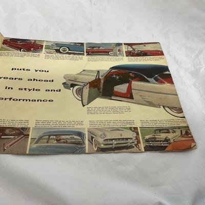 -54- COLLECTIBLE | 1953 Mercury Dealership Poster