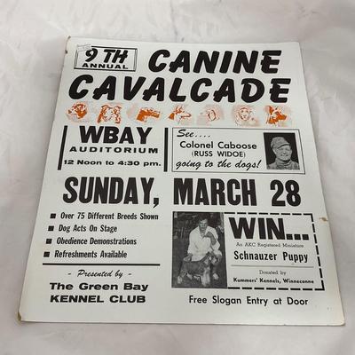 -55- VINTAGE | 1950â€™s Dog Show Posters