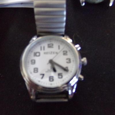 3 TALKING WATCHES; ATOMIC, REIZEN RADIO CONTROLLED, AVALON EZC VOICE.