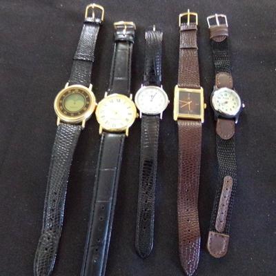 5 WATCHES; SPEIDEL, CG, MARCEL, NIGHTGLOW AND 1 MODEL AK46-168
