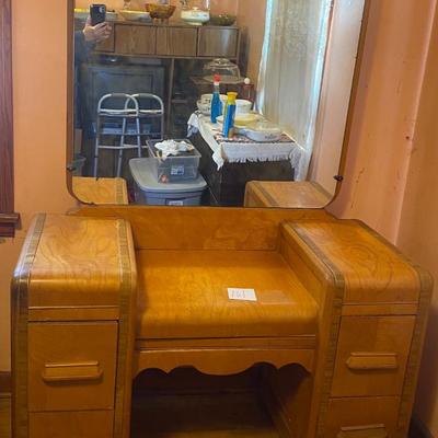 Antique Vanity w/ Mirror