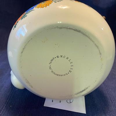 Vintage 1981 M. Kamenstein Enameled Tea Kettle