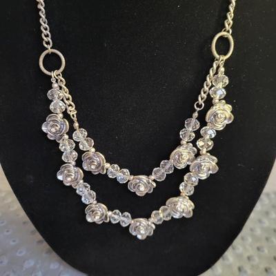 Beaded Flower Necklace