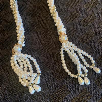 60â€ Faux Pearl Necklace