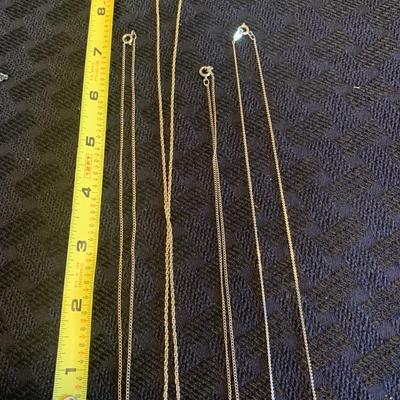 Gold Tone Necklace Chain Lot