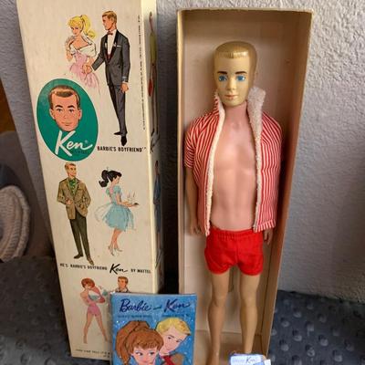 Vintage 1960s Ken Doll With Original Clothes/Box