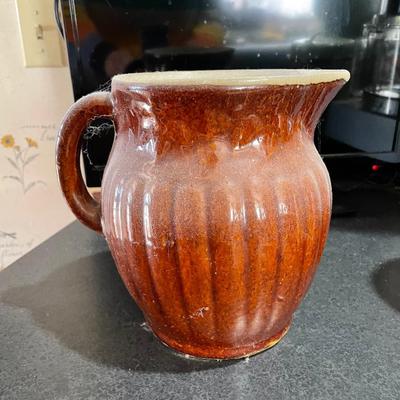 Antique Stoneware Pitcher