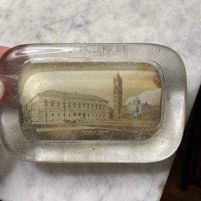 Souvenir Boston Paperweight