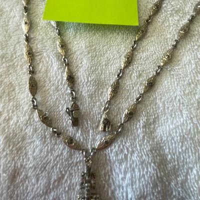 Gorgeous Retro Art Deco Sterling Silver Necklace