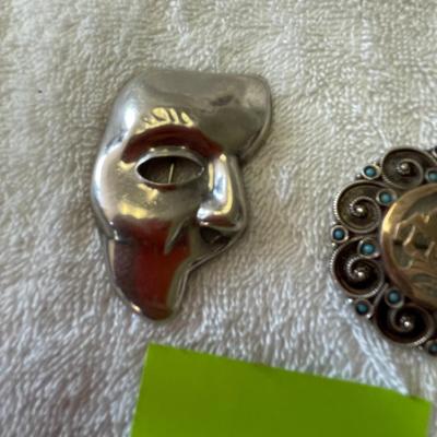 Sterling Pins Phantom of the Opera Mask