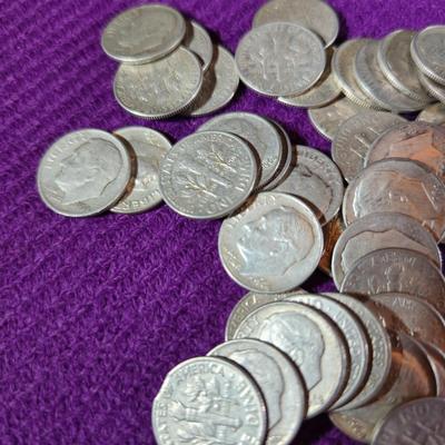 49 Silver US Mint Dimes