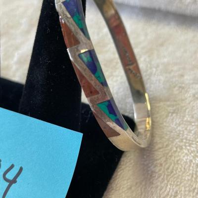 Taxco 950 Sterling Bangle Bracelet