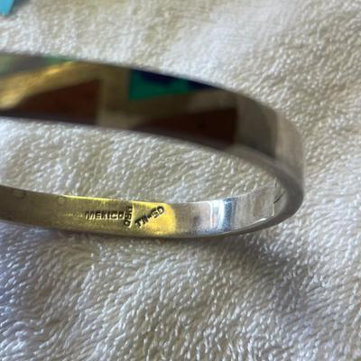 Taxco 950 Sterling Bangle Bracelet