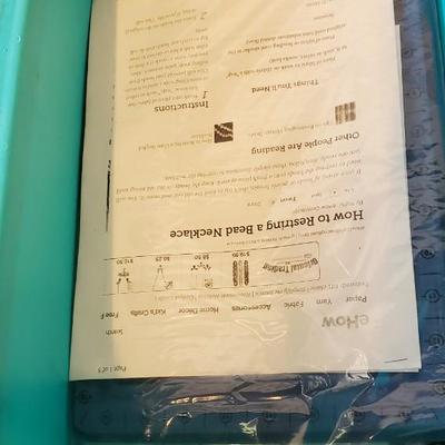 Beading and quilting tote