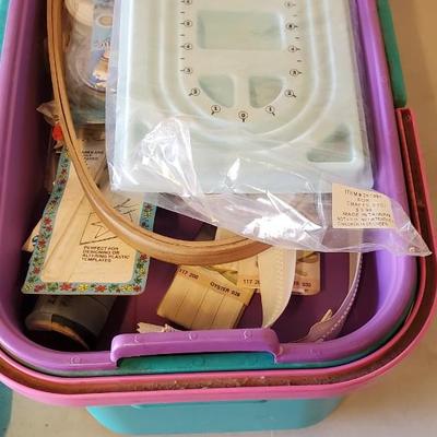 Beading and quilting tote