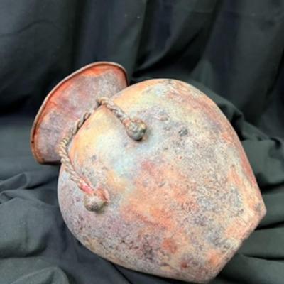 Metal Vase with patina