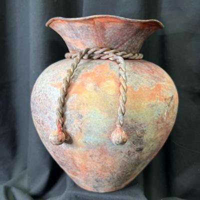 Metal Vase with patina