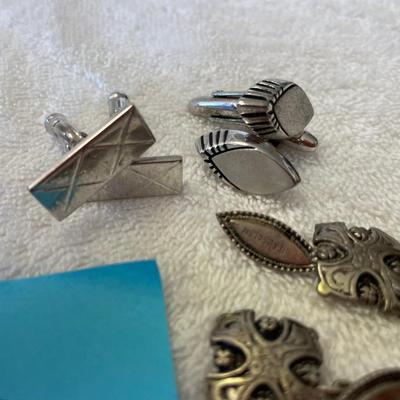 Lot of 4 sets of Sterling Cuff Links