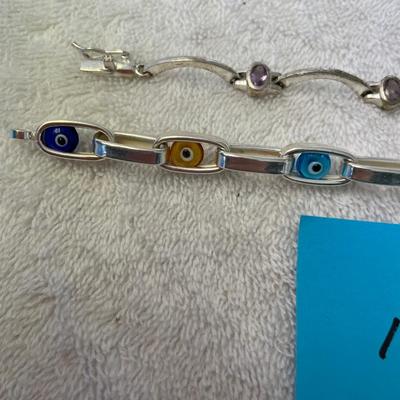 Lot of 2 Sterling Bracelets