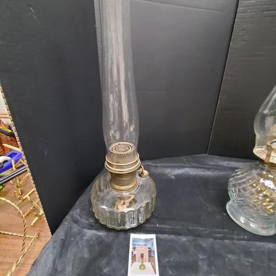Vintage Corinthian Lamp Bases and Globes