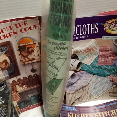 CRAFT BOOKLETS-YARN AND STICHERY ITEMS