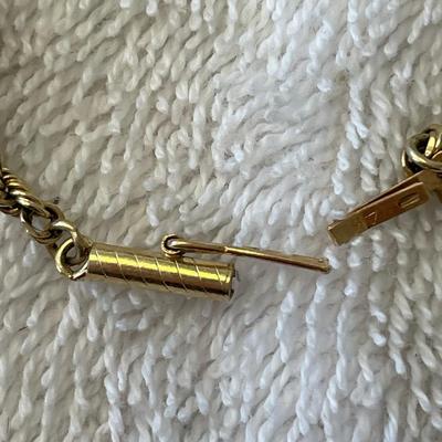 14K yellow gold wrapped chain Bracelet