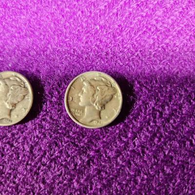 3 US Mint Mercury Silver Dimes