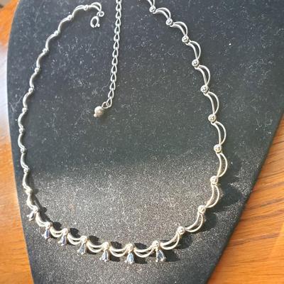 Vintage Sapphire and Diamond Choker