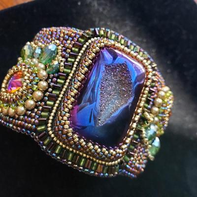 Druzy Stone Cuff Bracelet