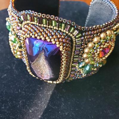 Druzy Stone Cuff Bracelet