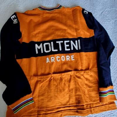 Molteni Arcore Vintage  long sleeve cycling Jersey