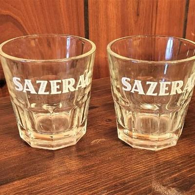 Lot #61  Lot of 4 Vintage SAZERAC bar glasses