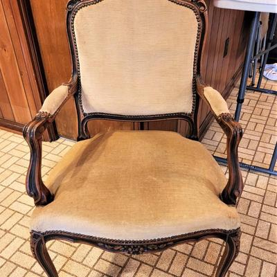 Lot #62  Handsome Armchair - French Fauteuil style