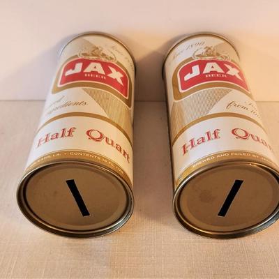 Lot #64  Lot of 2 JAX Beer banks