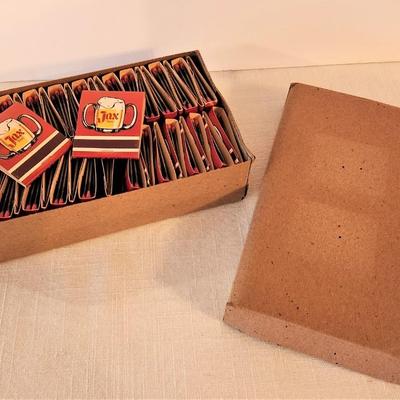 Lot #66 Box of 42 vintage JAX BEER matchbooks - old/new stock