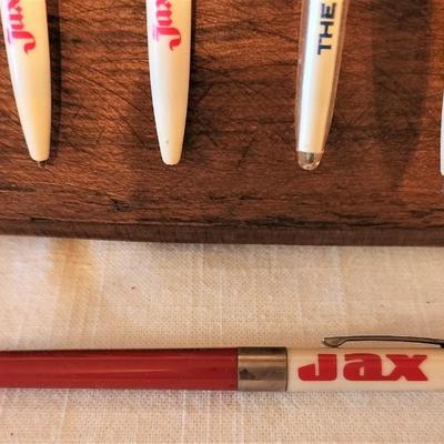 Lot #70  JAX Pens mounted on Board
