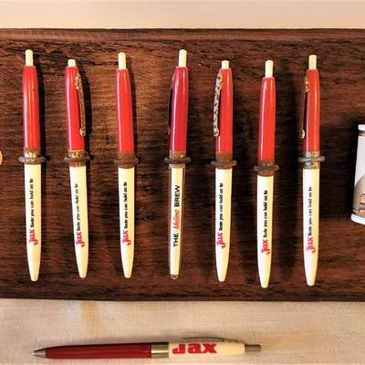 Lot #70  JAX Pens mounted on Board
