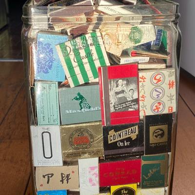 Large collection of vintage matches