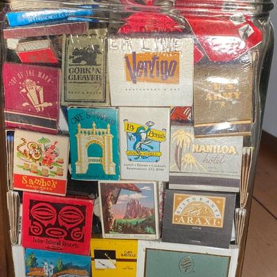 Large collection of vintage matches