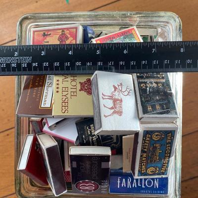 Large collection of vintage matches