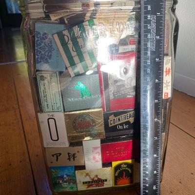 Large collection of vintage matches