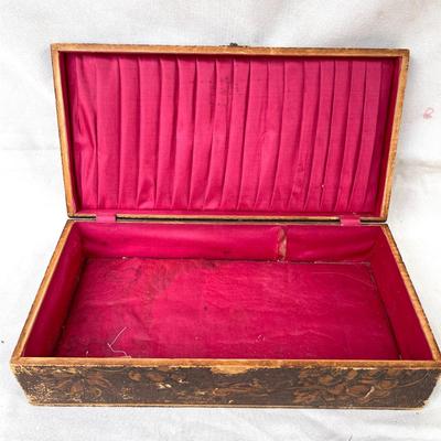 LOT 65 Pyrographics Wood Boxes 3 pcs