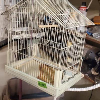Bird cage with stand