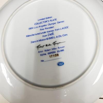 1984 Olympic Los Angeles Collector's Plate