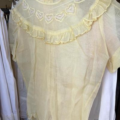 LOT 67 Group Vintage Antique Cloths 1880's - 1930s. Petticoats Tops Skirt Aprons