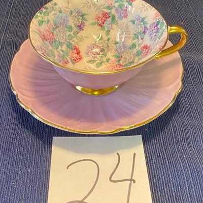 Shelley Summer Glory Tea Cup and Saucer